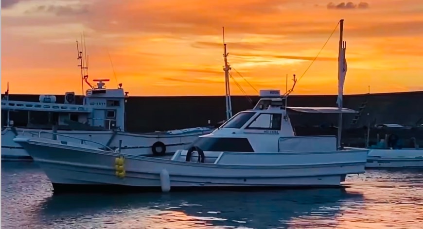 淡路島 由良港より出航『萩原丸』